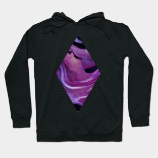 Minimalistic - Diamond Cosmic Purple Hoodie